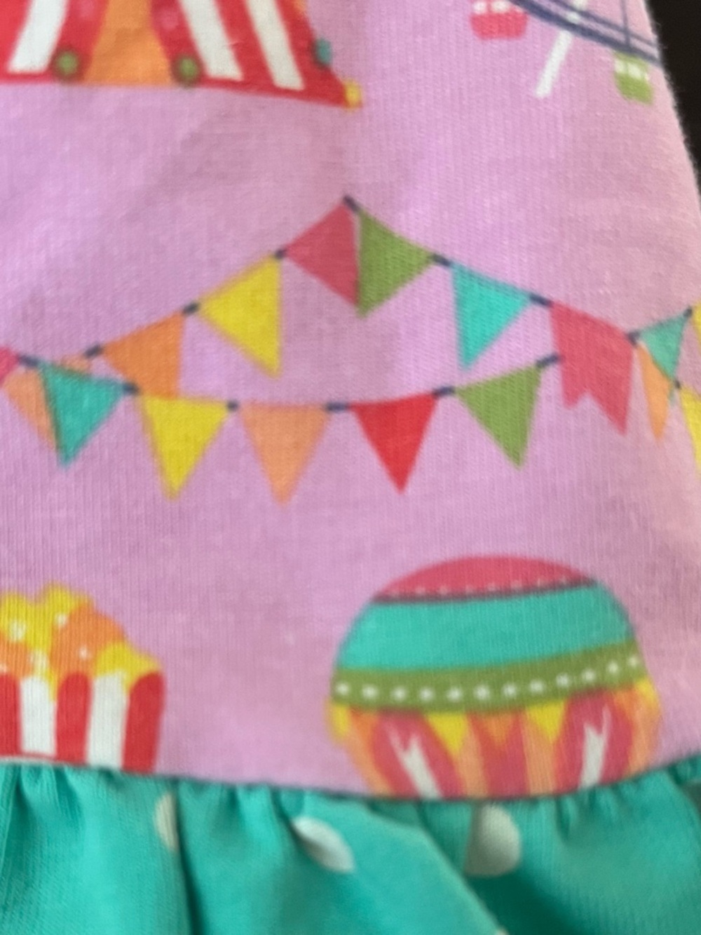 Matilda Jane Teal Circus Set with Polka Dot Ruffle - Picture 9 of 11